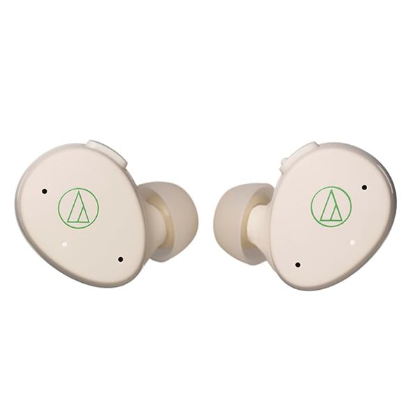 Mimio ASSIST ONE Sluchátka pro sluchově postižené s aplikací pro zpětnou vazbu zvuku, ekvalizérem, Bluetooth plně bezdrátová sluchátka s potlačením hluku, binaurální, béžová