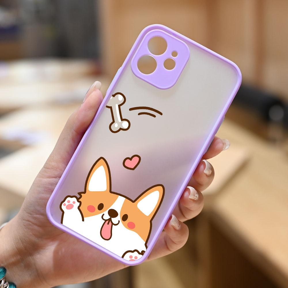 Roztomilý Krásný Vzor Psa Corgi Nárazuvzdorný Kryt na Telefon pro APPLE iPhone 11 12 13 14 Pro XS Max XR X 7 8 Plus SE Mini Silikonový Kryt