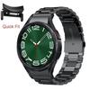 No Gaps Quick Fit Stainless Steel Strap For Samsung Galaxy Watch 6 Classic 43 47mm For Galaxy7 6 5 4 44 40mm 5 Pro 45mm Bracelet