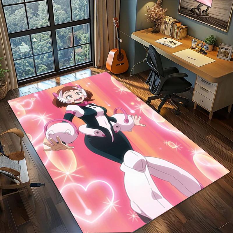 My Hero Academia Gamer Room Rug Large Area Non Slip Washable Floor Mat Bedroom Decor