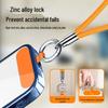 Wrist and Neck Mobile Phone Lanyard with Finger Ring and Anti-Drop Strap