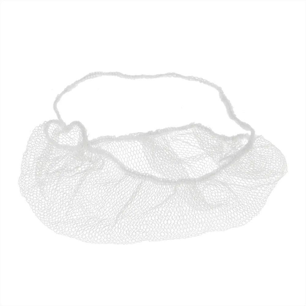 100Pcs Disposable Facial Beard Bib Bonnet Breathable Beard Turban Facial Apron Caps  for Men