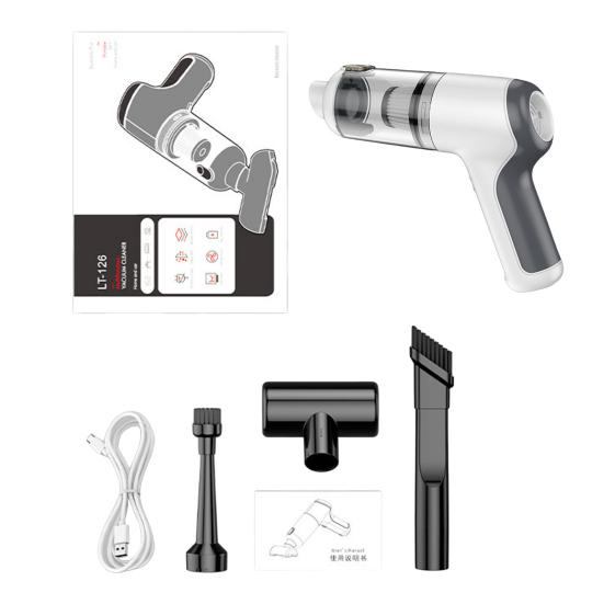 Car Vacuum Cleaner Cordless Portable Dual Filtration System 5500PA Suction Power Rechargeable Handheld