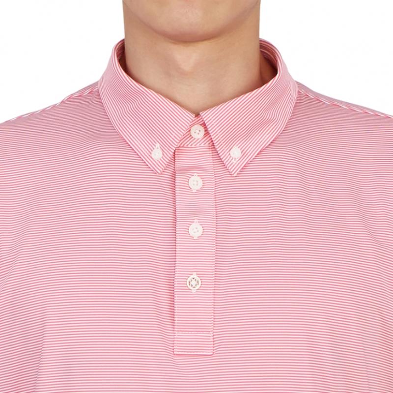 Pánské tričko s krátkým rukávem a límcem Galleria G Fore Pore Golfwear G4mS23k000 Aza