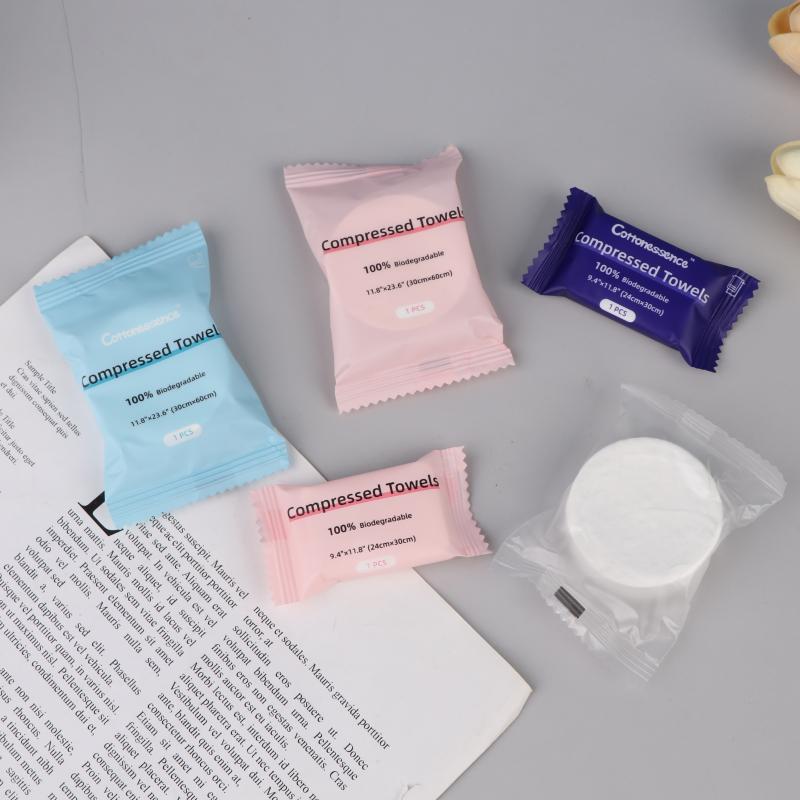 6/30Pcs Disposable Plant Fiber Face Towel Tissue Portable Compressed Towel Suitable For Travel Camping Sports Beauty Salons