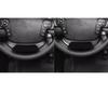 Carbon Fiber Car Accessories Driver Wheel Panel Modified Interior Trim Cover Soft Sticker For Toyota Tundra Sequoia 2007-2013