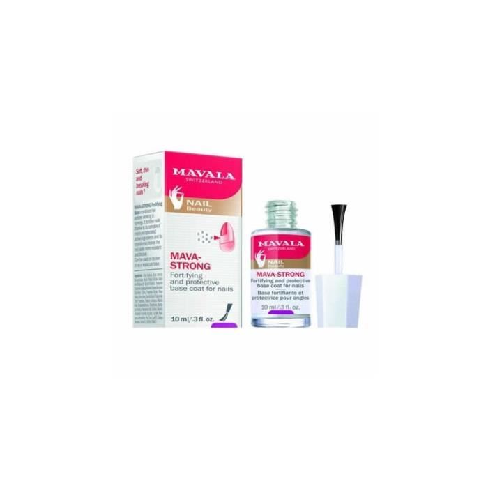 Mavala mava-strong base fortifiante et protectrice pour ongles 10ml