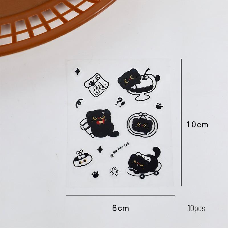 Ute 3D Stereo Student Sticker Kawaii Cartoon Ghost Animal Scrapbook Journal Sticker DIY Decor Camera Phone Stationery Sticker