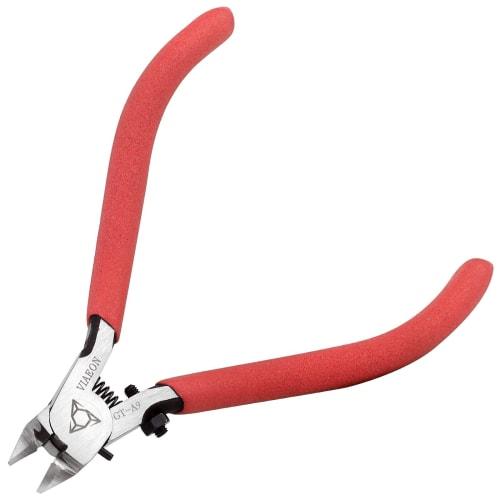 

VIAEON GT-Pro Edition Nippers for Gundam Plastic Model Kits, Hardness HRC 70-80, Smooth Cutting, Thin, Single-Edged, Carbide Alloy, 12cm Long, 107g, C