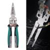 23 In 1 Wire Stripper with Detachable Electrical Tester   Winding Cable Cutting Crimping Stripping Tool Pointed Nose Pliers