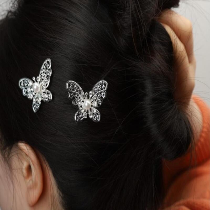 Wedding hanbok back pin, hairpin, hair pin, comb pin, AA0329 Butterfly hairpin