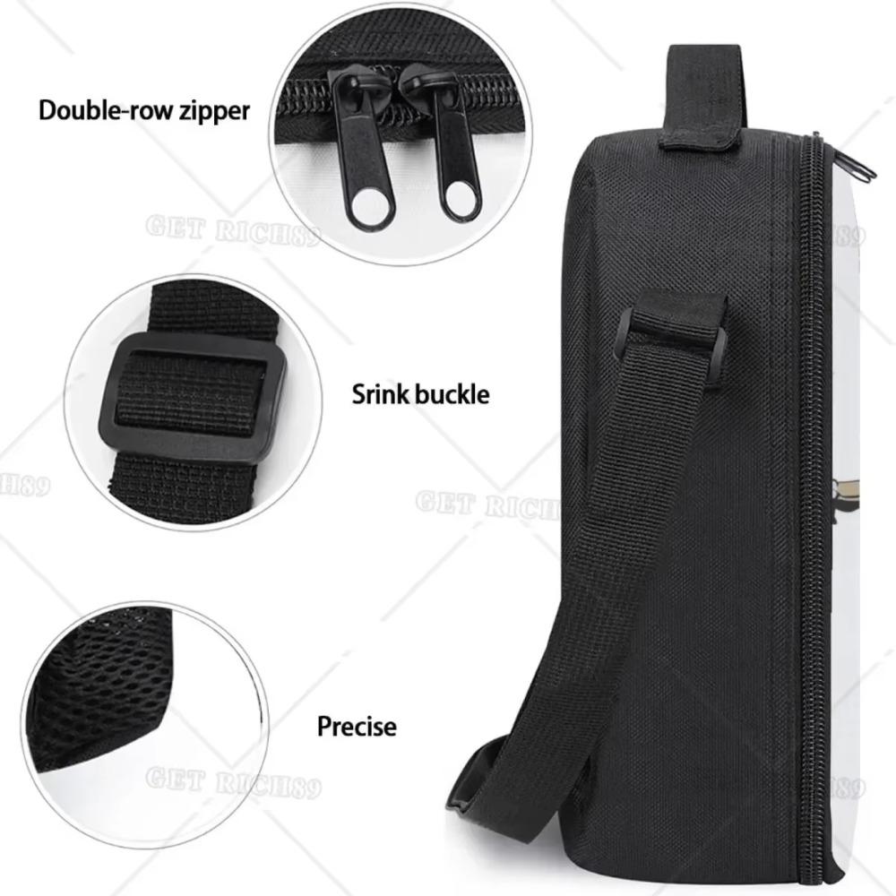 Folkloric Themed Bohemian Ornaments Animal Insulated Lunch Bag for Women/Men Reusable Lunch Box for Office Work Picnic School