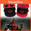 Deadpool Baseball Adjustable Cap Flat Brim Hat Accessory Decorations