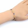 Sexy Lady Fashion 18k Gold Plated Heart 5 Colors Stones Bracelets & Bangles Jewelry
