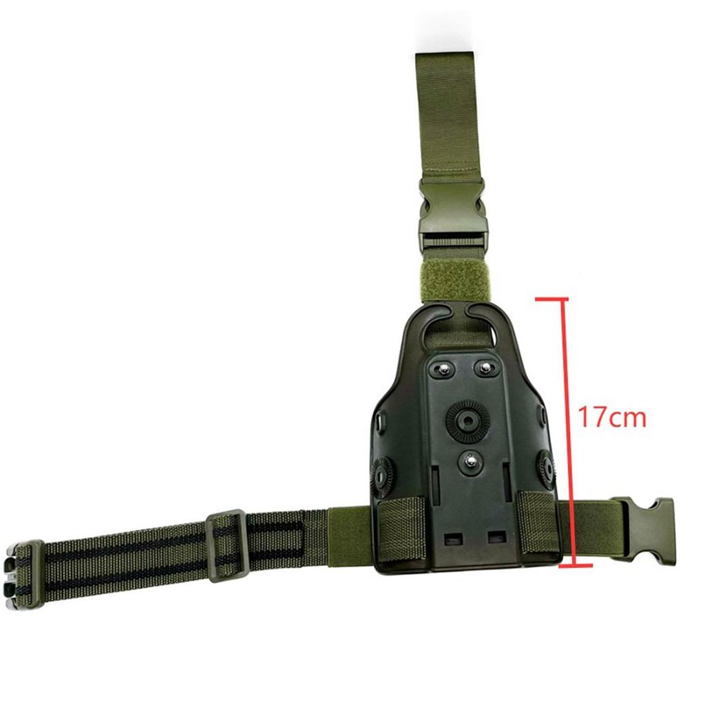 Drop Leg Panel Single Strap Leg Shroud Durable Nylon Plastic Adjustable MOLLE Platform for Hiking Camping