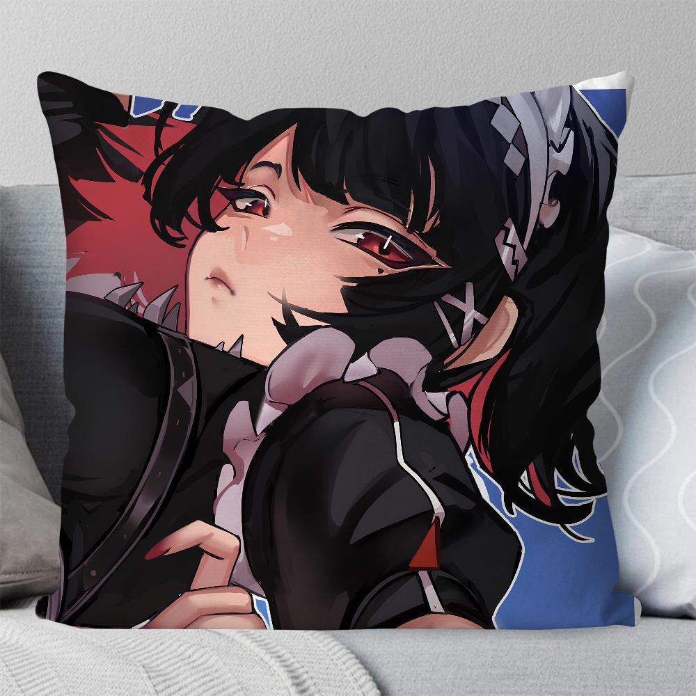 Game Zenless Zone Zero Ellen Joe Pillow Case Square Pillow Bedroom Sofa Leisure Comfort Cushionliving Room Home Decoration 40X40