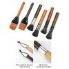 Coffee Brush Grinder Cleaning Tool Bar Counter Powder Home Coffee Brush Remove Coffee Residue Wooden Handle Espresso Brush