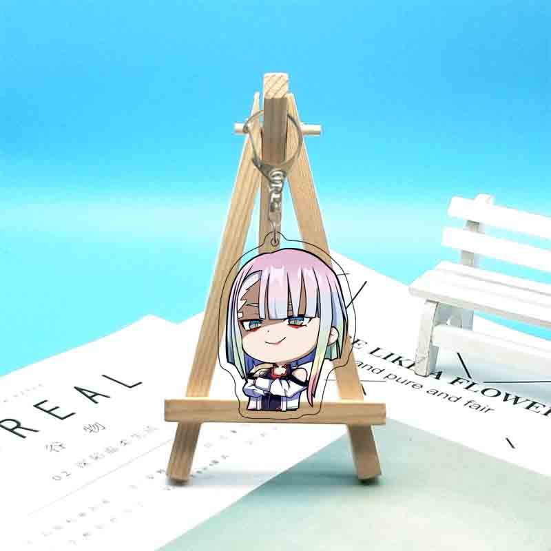 Anime 6cm Acrylketten Cartoon Ringe Tasche Rucksack Geldbörse Hängende Ornamente Fans Sammlungen Merch Geschenk