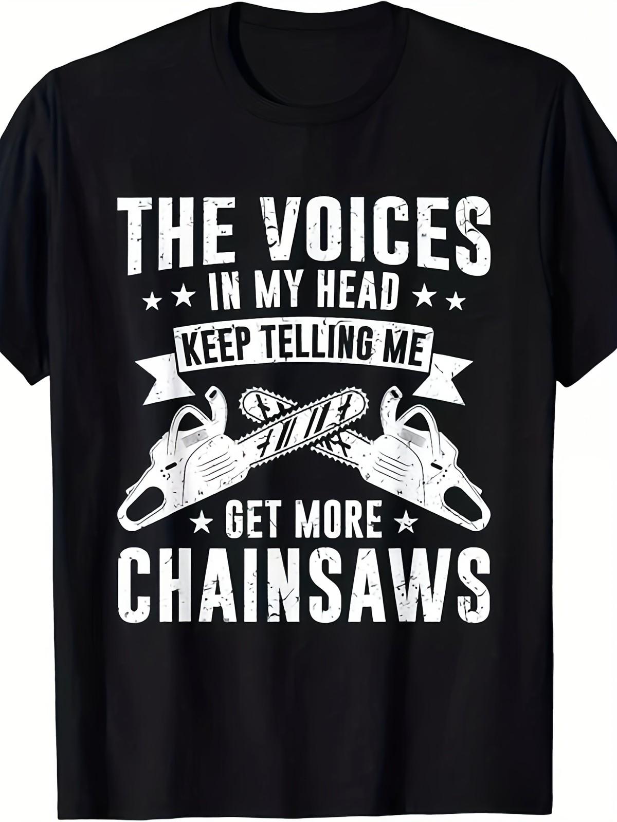 Funny Lumberjack & Logger Chainsaw Graphic T-Shirt - Tree Felling Design, Retr S разноцветный