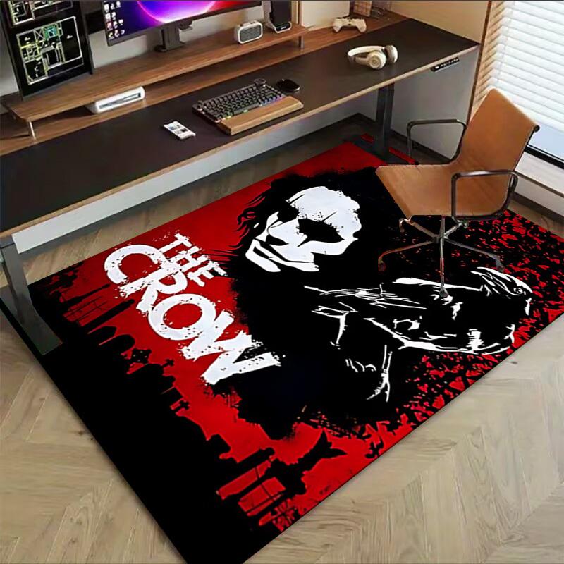1pc Crow the Carpet, Office Rug Outdoor Mat Home Decor Area Carpet Festival
