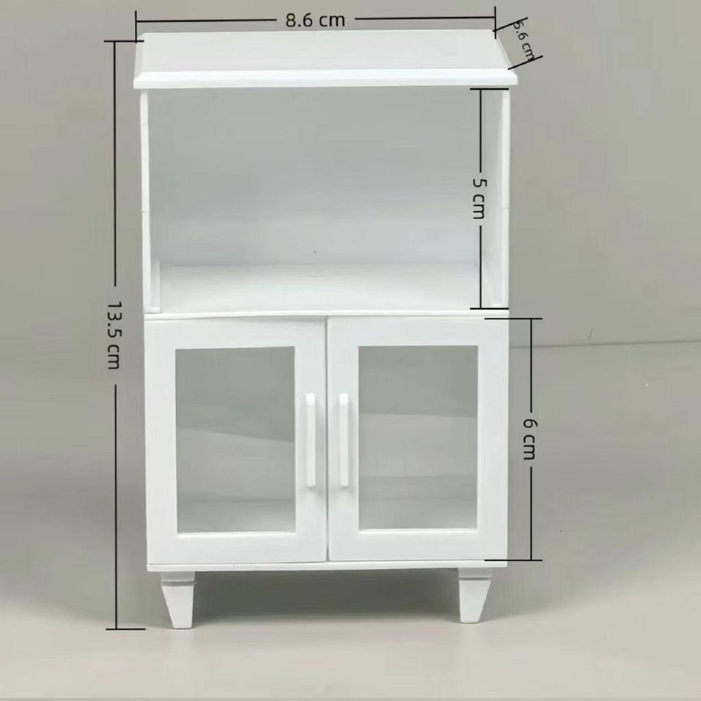 Miniature Playhouse Display Cabinet Toy - Perfect Gift & Video Prop for Girls