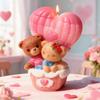 Valentine'S Day Mold Silicone Cupid Bear Mold Aromatherapy Mold Easy Demolding For Crafting Enthusiasts Desktop Decoration