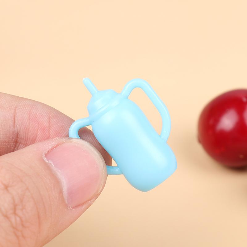 9Pcs/Set Mini Doll Pacifier Baby Tableware Set Play House Supplies Dummy Nipples For Dolls Kids Toy Baby Pacifier Accessories