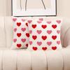 Fashion Heart Embroidery Throw Pillow Cover Square Sofa Cushion Covers 45x45cm Soft Couch Decor Valentine's Day Decor