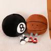 Toys Basketball Plush Cartoon Spherical Shape Motion Fill Doll Pillow Accompany
