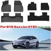 TPE Full Coverage Car Floor Mats Fit BYD Sealion 7 2024-2026 Waterproof Anti-slip Custom Auto Foot Liners EV Interior Protector