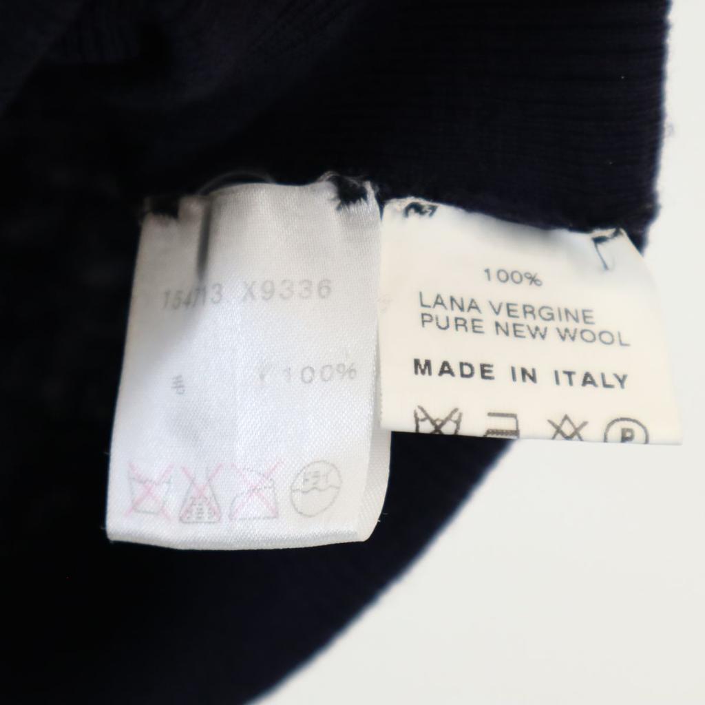 GUCCI Made in Italy wool Best S Navy Women Used
