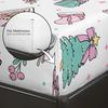 3pcs Merry Christmas Christmas Element Print Coreless Bed Sheet Set Multi Size Bedcover Bedroom Dormitory Bedding Decoration