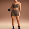 Nike SKIMS Matte Cami Bra Top Dark Sepia Women Tops Brown BR-SPT-5115-DSP