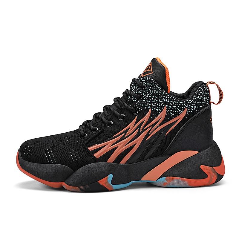 

Точечные товары. Мужские популярные сезонные спортивные летающие тканые баскетбольные кроссовки. Мужские классические кроссовки с высоким берцем. Дышащая абсорбирующая мужская обувь. 44