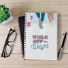 Notebook with Lightweight Design For Commuting Travel Daily Weight Management Spirals Fitness Trackers Fitness Planner