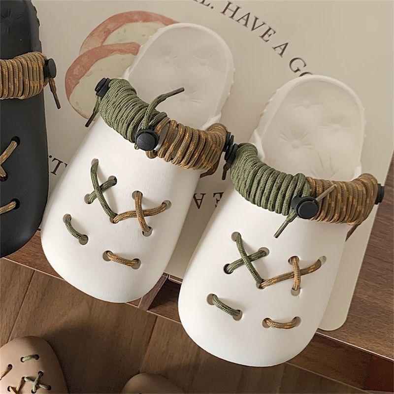 Fashion Round Toe Sandals Soft Thick Comfortable Woman Slippers On Sale H Sandal Designer Luxury Shoes for Women 2025 Slides Promotion