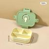 WORTHBUY Portable Plastic Lunch Box With Compartment Microwave Heatable Fruit Salad Lunch Container Student Leak-proof Bento Box