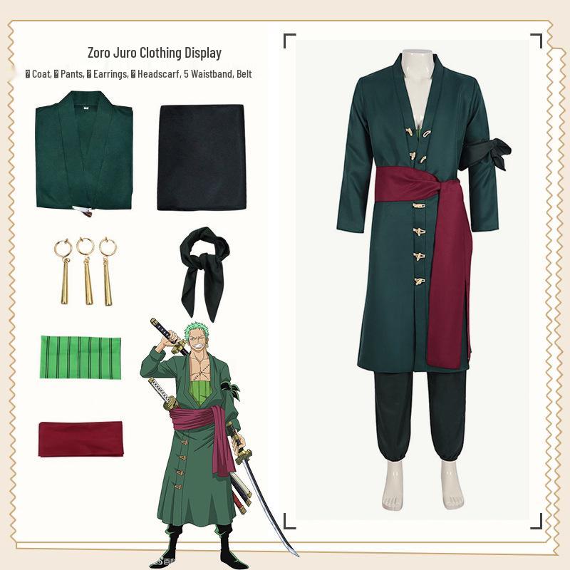 

2025 One Piece Zoro & Boa Hancock Cosplay Costume Set for Men & Women – Japanese Style Role-Playing Comic Con Outfit L