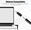 DC Adapter Connectors DC Barrel Jack Plug Power Adapter 5.5x2.1 mm Female to Male Adapter Tip for Monitor Webcam Router Laptop
