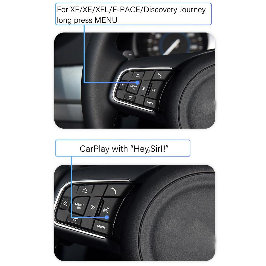 Sinairyu Wireless CarPlay Android Auto DVR HDMI Mirror-Link Compatible For Land Rover Evoque Jaguar XE Harman System