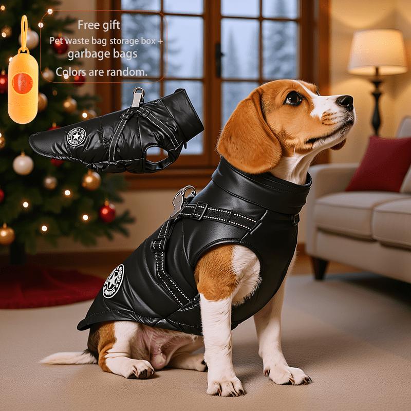 Winter Dog Clothes Warm Coat Outdoor Waterproof and Windproof Cold-proof and Warm/easy To Wear/reflective At Night for S/M Dogs
