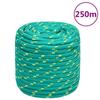 152734 vidaXL Boat Rope Green 16 Mm 250 M Polypropylene