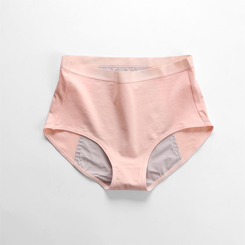 

Герметичные трусики больших размеров, женское нижнее белье, хлопковые физиологические трусики с высокой талией