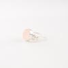 Natural Rose Quartz Gemstone 925 Sterling Silver Jewelry Handmade Ring For Girls RR-66-24