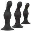 Kit 3 Silicone Plugs Ripple Kit Black - Calexotics - Beginner Plugs & Kits