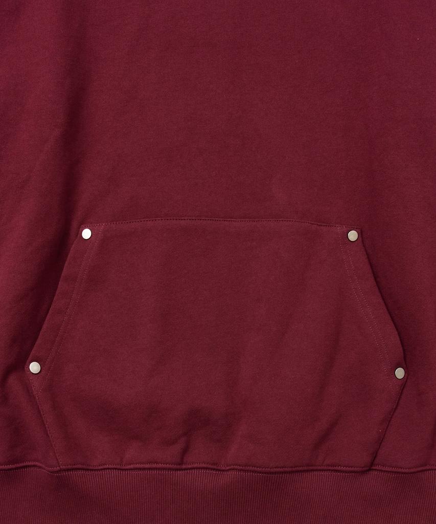 PHYPS MOTORCYCLE Honda Small Wing Rivet Point Hoodie Burgundy