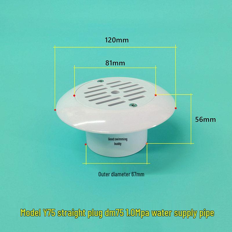 Adjustable In-Pool Concrete Water Inlet & Outlet for Circulation and Surfing