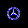 2/4ks LED světlo pro přivítání na dveřích auta Projektor loga Pro Mercedes Benz W212 W205 AMG ML W166 W176 W177 W213 W246 GLB GLC GLA GLS GLE