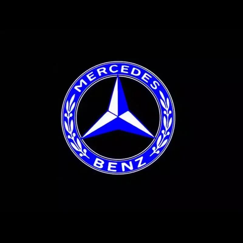 

2/4 шт. Світлодіодні лампи для дверей автомобіля, проектор логотипу «Ласкаво просимо» для Mercedes Benz W212 W205 AMG ML W166 W176 W177 W213 W246 GLB GLC GLA GLS GLE 2PCS