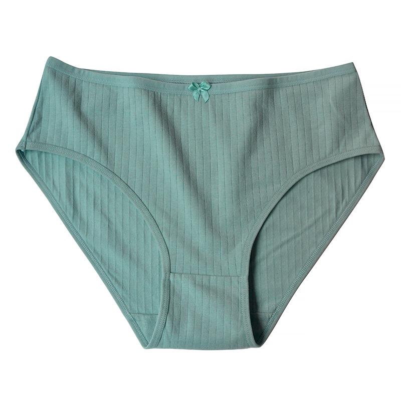 Plus Size High Waist Pure Cotton Women's Panties - Mommy Triangle Style, Autumn Collection